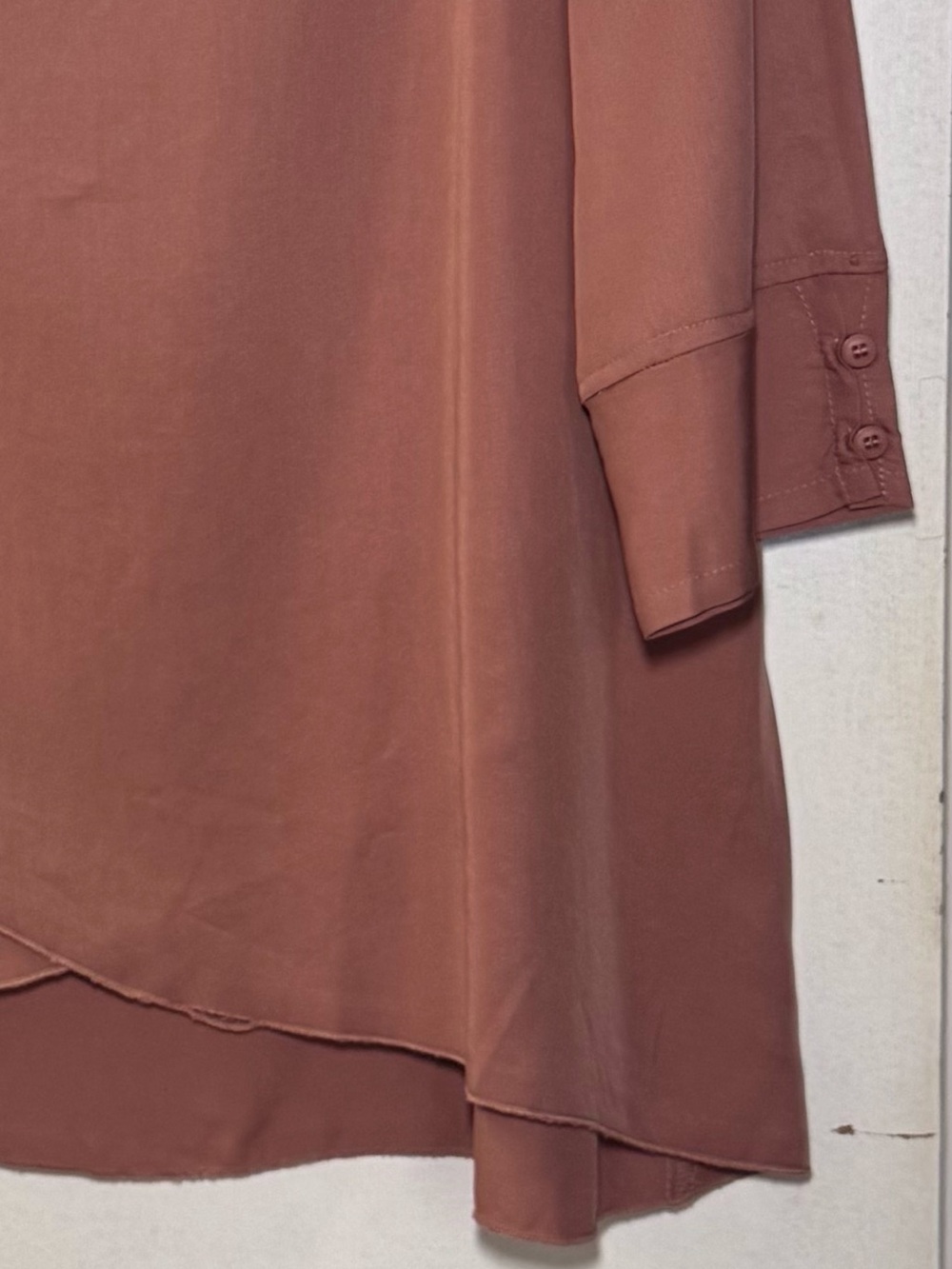 DKR Apparel Lyocell Tulip Hem Tunic Top-Rose - Picture 8 of 8